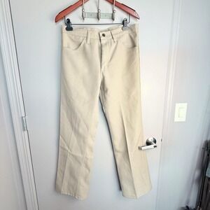 Vintage Y2K Wrangler Straight Leg Jeans‎ Men's 33x31 Beige Retro Pants